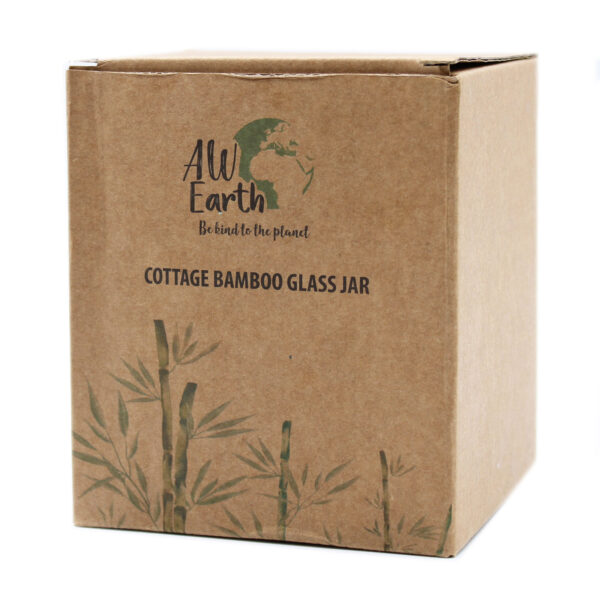 Bote de cristal con tapa de bambú – 10 cm (500 ml) - Imagen 7