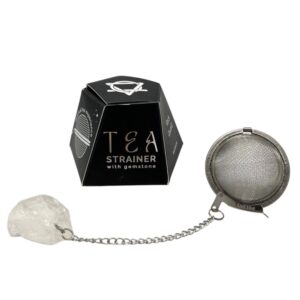 Colador de Té con Cristal de Roca