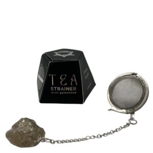 Colador de Té con Cuarzo Ahumado