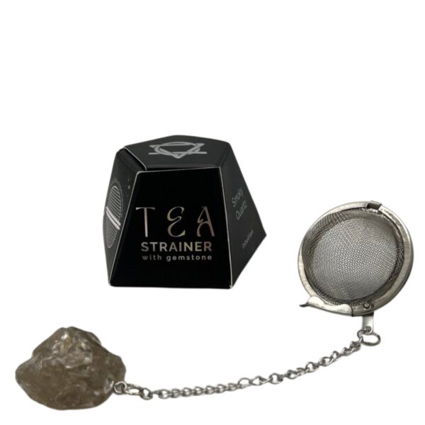 Colador de Té con Cuarzo Ahumado