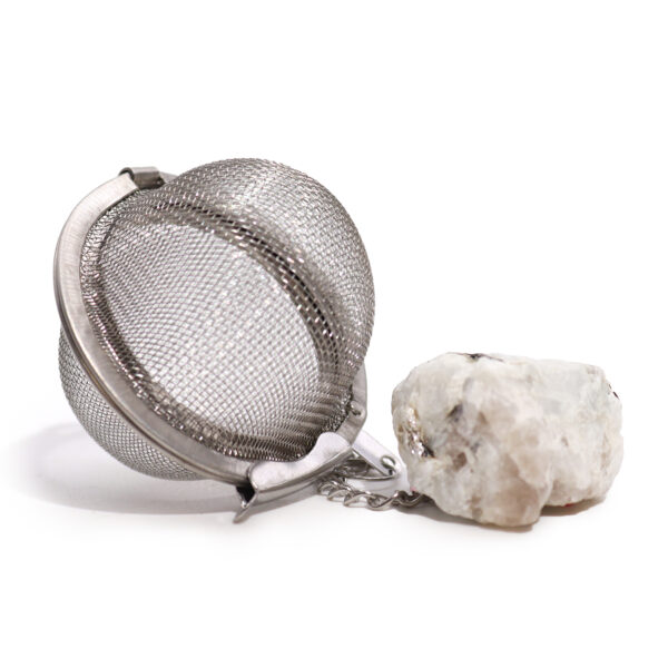 Colador de Té con Rainbow Moonstone - Imagen 5