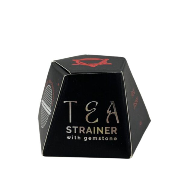 Colador de Té con Jaspe Rojo - Imagen 2