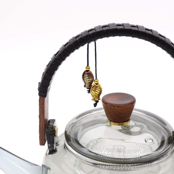 Tetera con Infusor de Vidrio - Sistema de Vapor Carbón - 1000 ml - Imagen 2