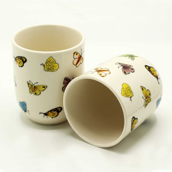 6 Tazas de té – Mariposa - Imagen 2